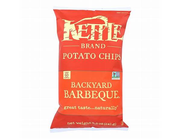 Potato chips backyard barbeque food facts