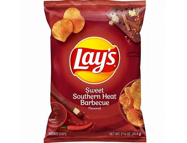 Potato chips sweet southern heat barbecue nutrition facts