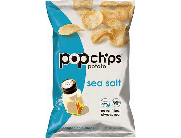 Potato popped chips sea salt ingredients