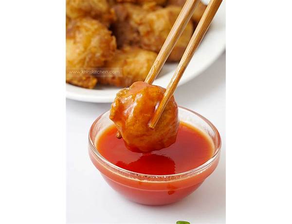 Poulet balls sweet&sour food facts