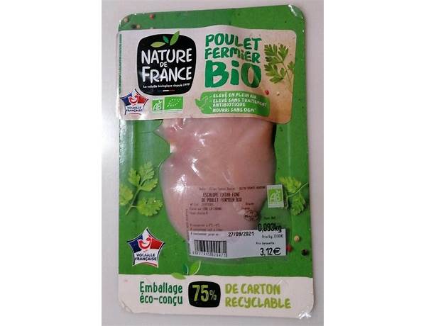 Poulet fermier bio food facts