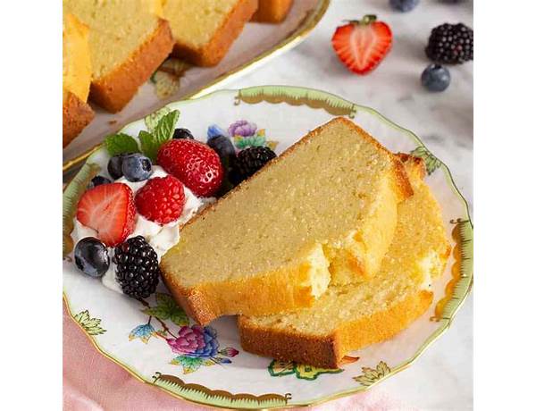Pound cake food facts