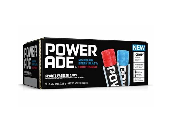 Powerade popsicles - food facts