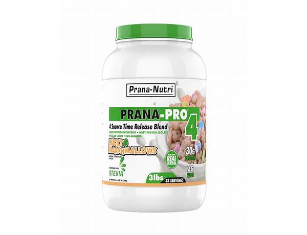 Prana pro 4 food facts