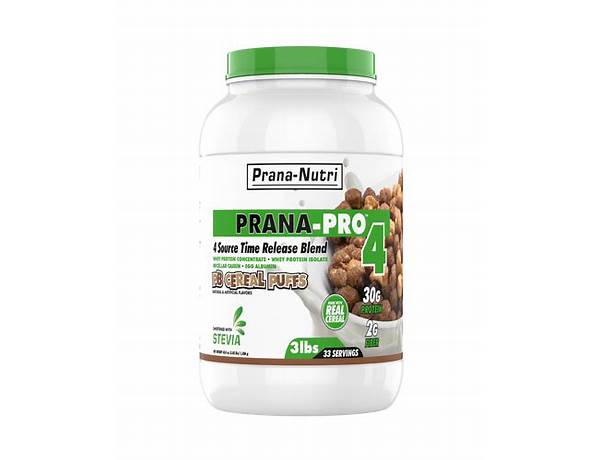 Prana pro 4 ingredients