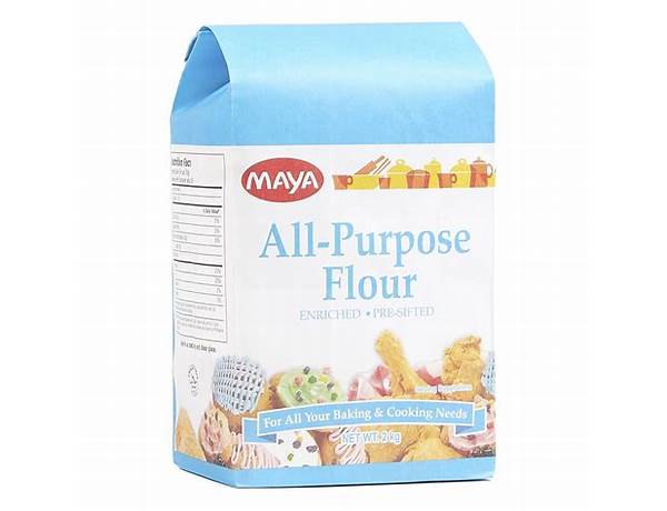 Pre-sifted all purpose flour ingredients