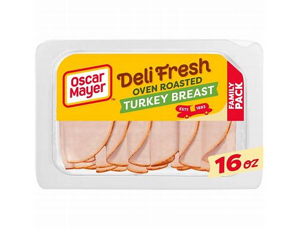 Pre-sliced pepper turkey breast food facts