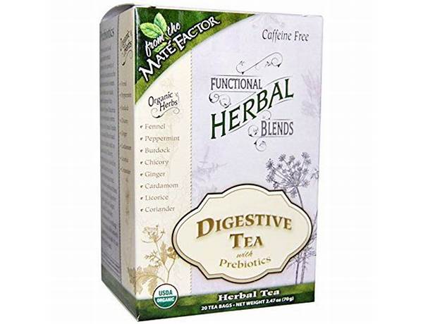 Prebiotic herbal tea ingredients
