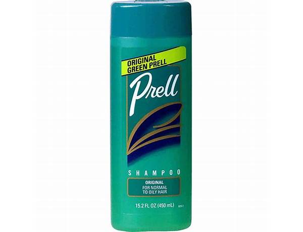 Prell shampoo food facts