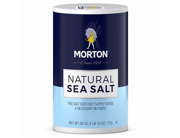 Premium all natural sea salt food facts