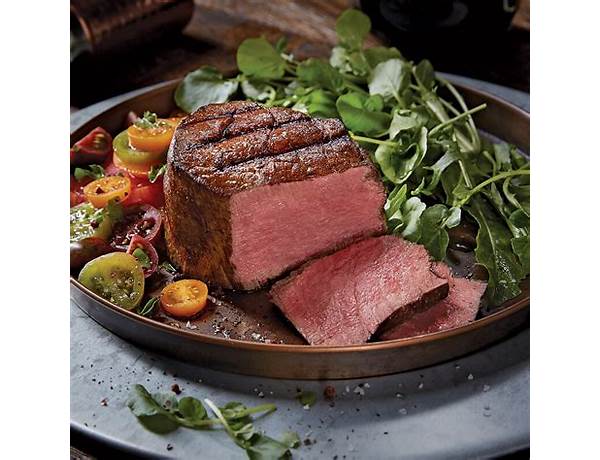 Premium angus beef center cut filet mignon steak ingredients