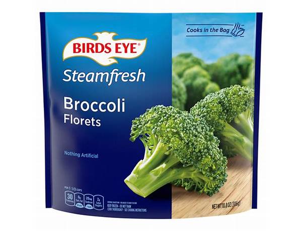 Premium broccoli florets food facts