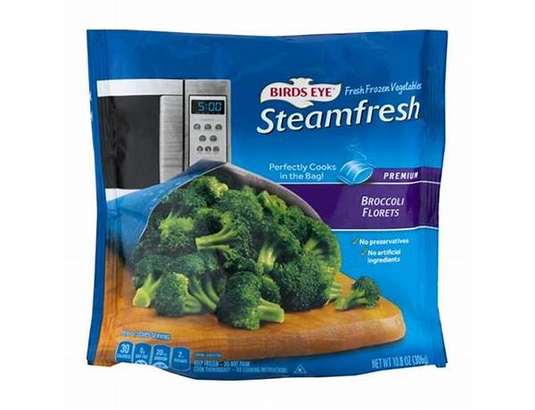 Premium broccoli florets ingredients