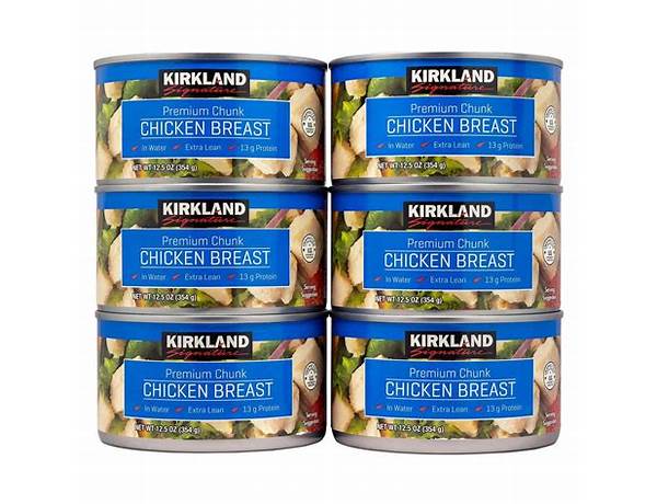 Premium chicken breast ingredients