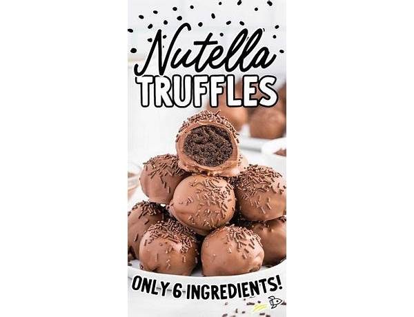 Premium chocolate truffle food facts