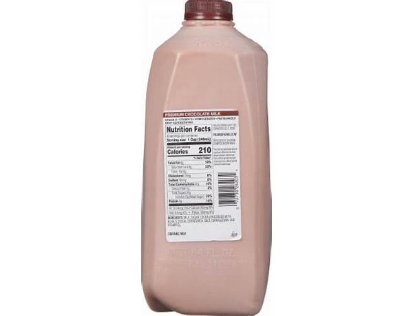 Premium flavored chocolate milk ingredients