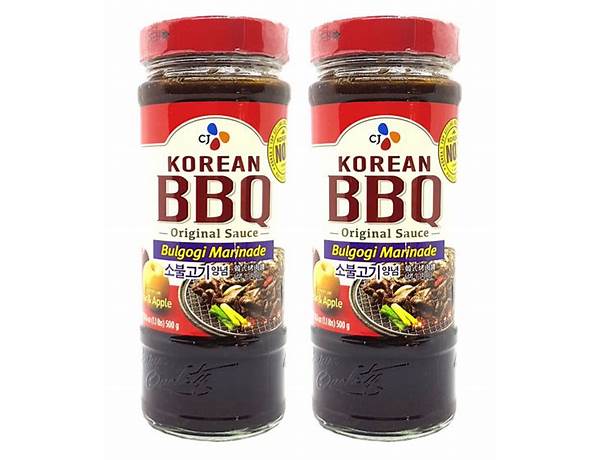 Premium korean bbq sauce & marinade original food facts
