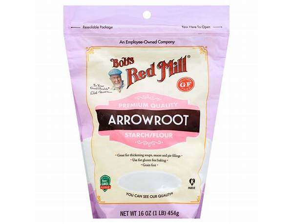 Premium quality arrowroot starch/flour ingredients