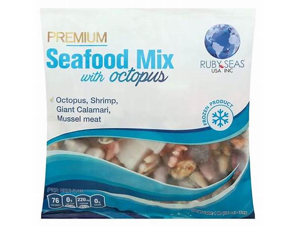 Premium seafood mix nutrition facts
