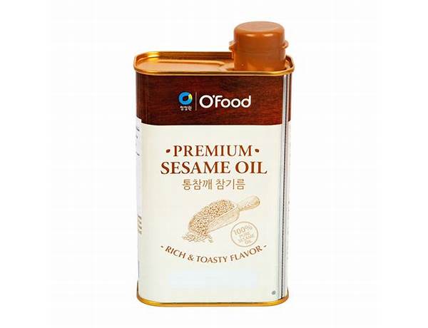 Premium sesame oil food facts