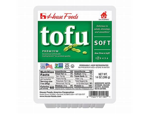 Premium soft tofu food facts