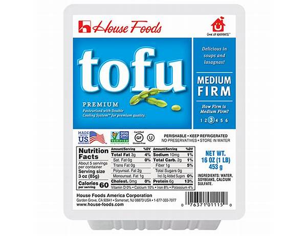 Premium tofu ingredients