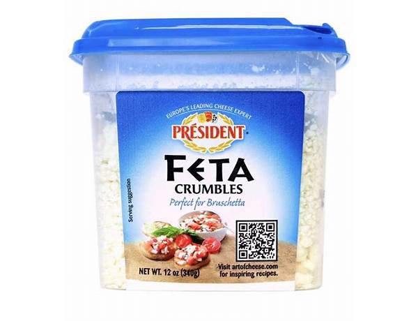 President, feta crumbles ingredients