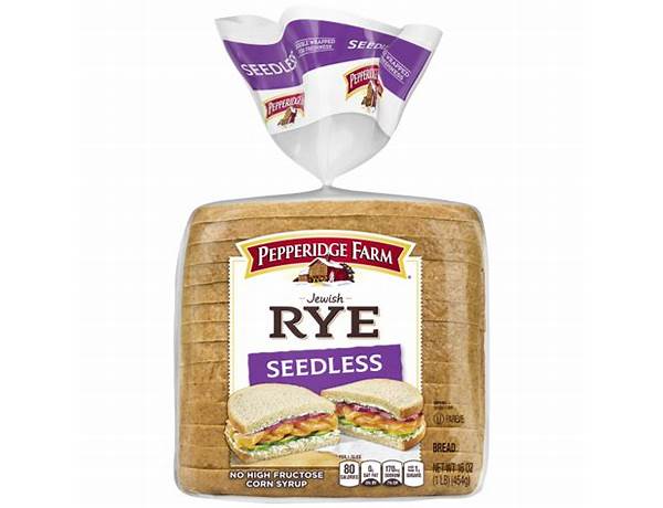 Presley's farms rye seedless bread food facts
