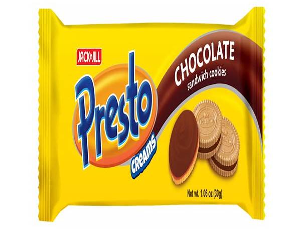 Presto choco food facts