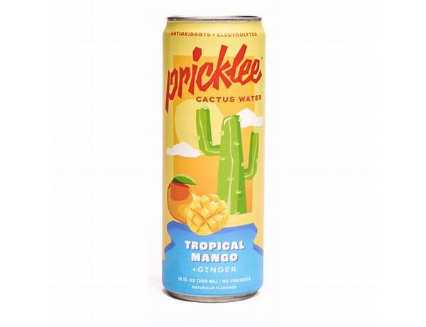 Pricklee cactus water food facts