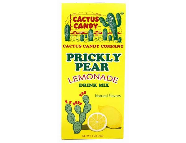 Prickly pear lemonade drink mix food facts