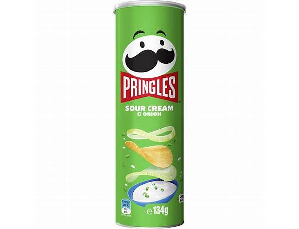 Pringles sour cream & onion food facts