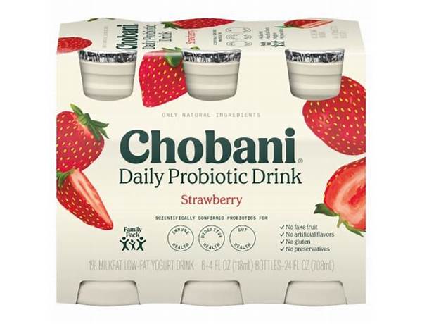 Probiotic organic yogurt drink food facts