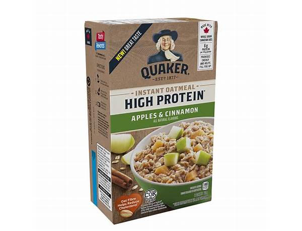 Protein apple pie oatmeal food facts