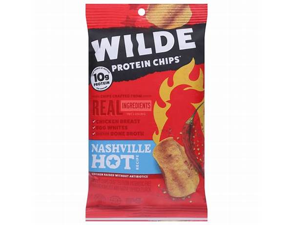 Protein chips nashville hot food facts