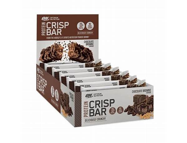 Protein crisp bar nutrition facts