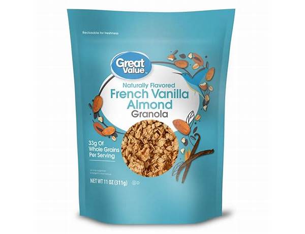 Protein french vanilla granola food facts