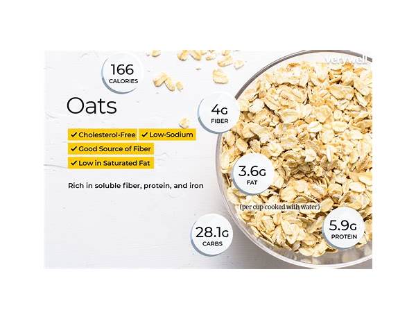 Protein oats food facts