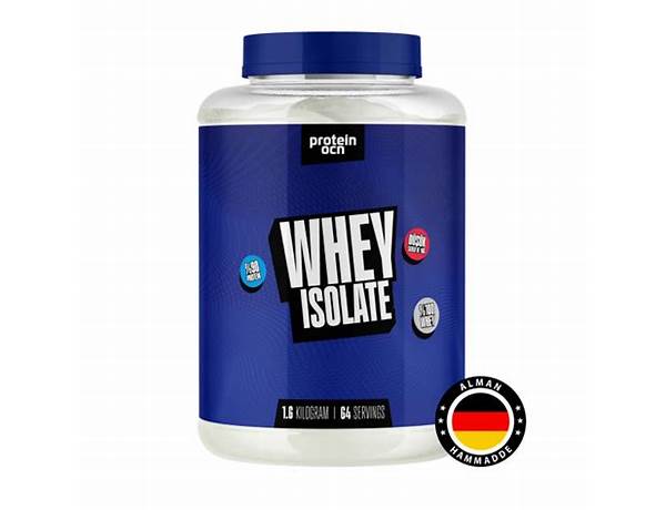 Protein ocean whey isolate food facts