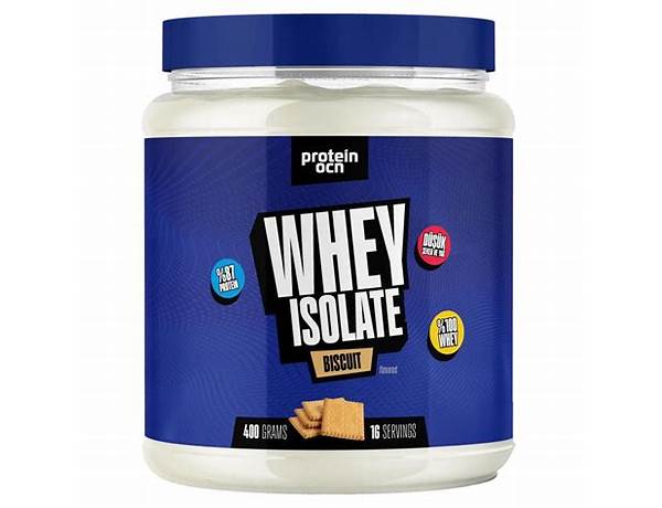 Protein ocean whey isolate ingredients