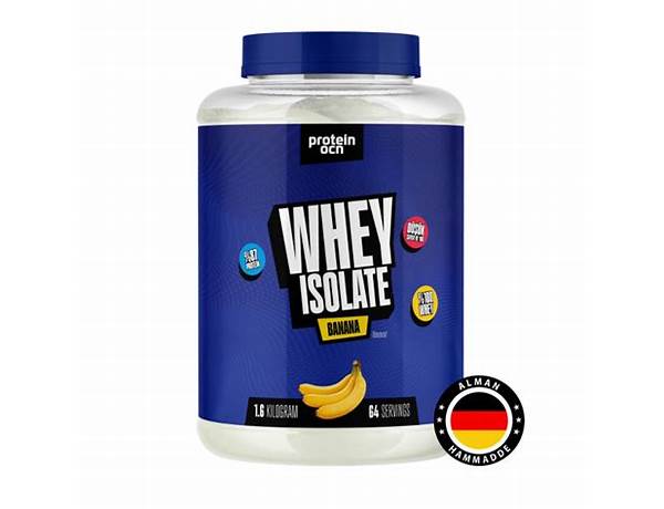 Protein ocean whey isolate nutrition facts