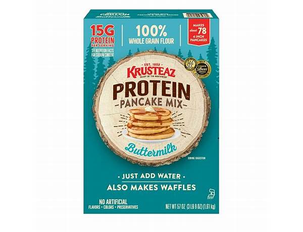 Protein pancake mix, buttermilk ingredients