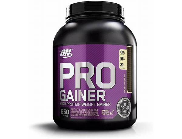 Protein powder mass gainer food facts