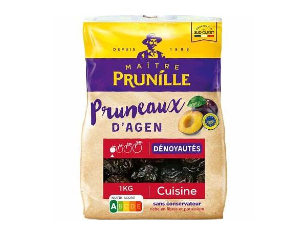 Pruneaux dénoyautés food facts