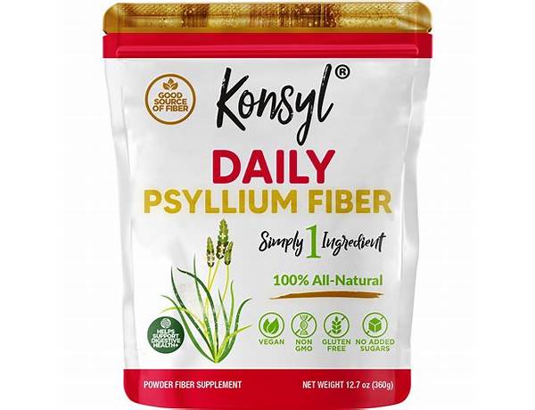 Psyllium fiber ingredients
