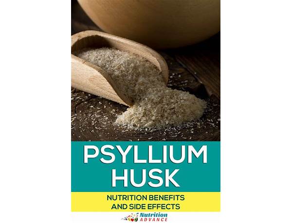 Psyllium husk fiber food facts