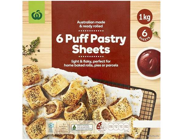 Puff pastry sheets food facts