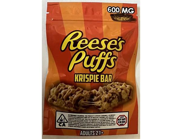 Puff-crispy bar nutrition facts