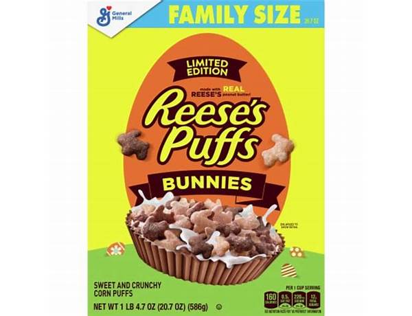 Puffs peanut butter bunnies sweet & crunchy corn puffs food facts