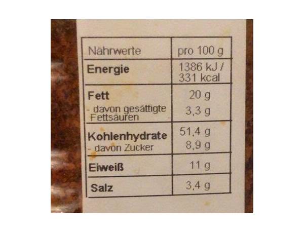 Pul nutrition facts